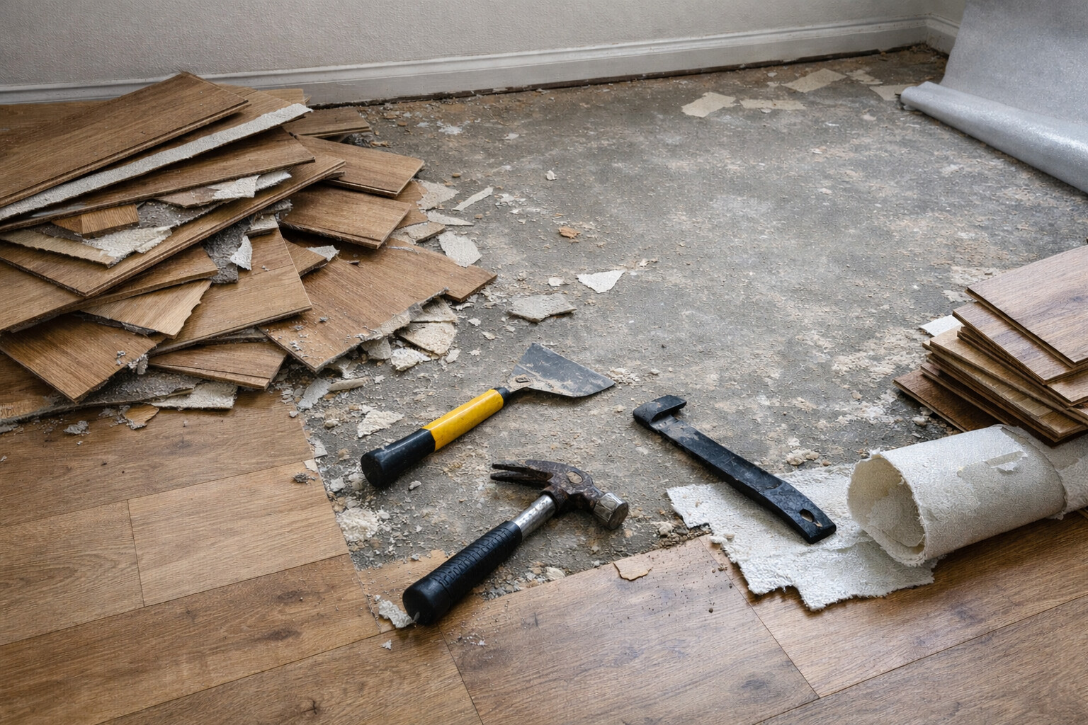 laminaat verwijderen